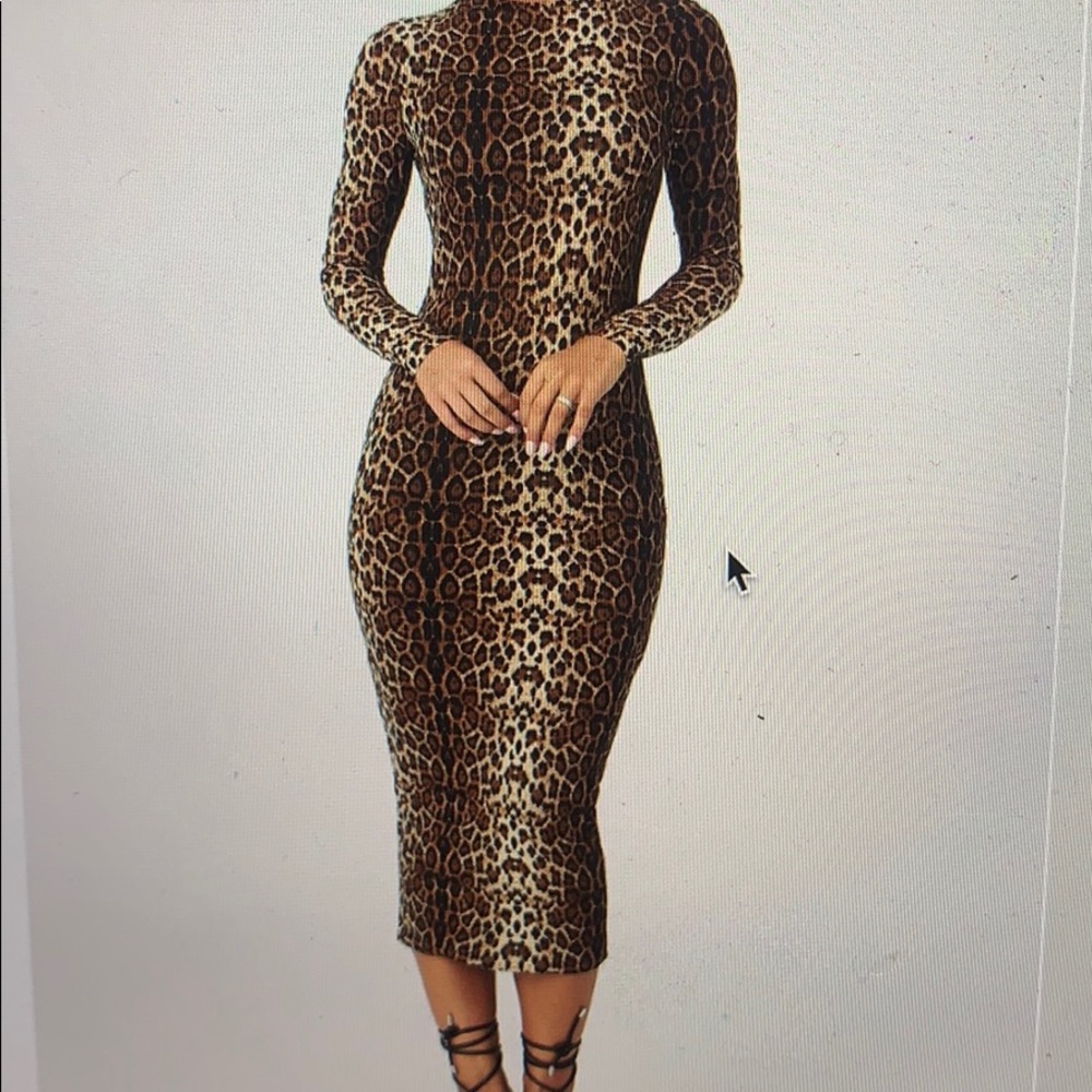Meshki Leopard Dress